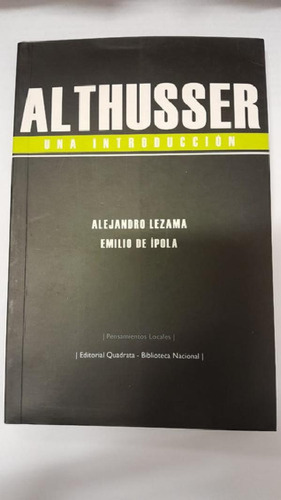 Libro - Althusser Una Introduccion Lezama