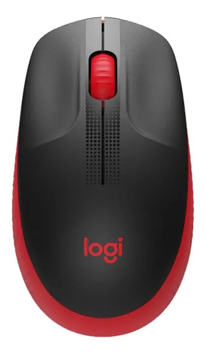 Mouse Logitech M190 Wireless Full-size Red