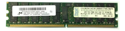 Memoria Micron 4gb Ddr2 667mhz Pc2-5300p Ecc Reg Servidor