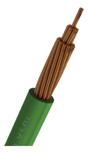 Cable Thhw-ls Rohs Calibre 10 Awg Verde 20m