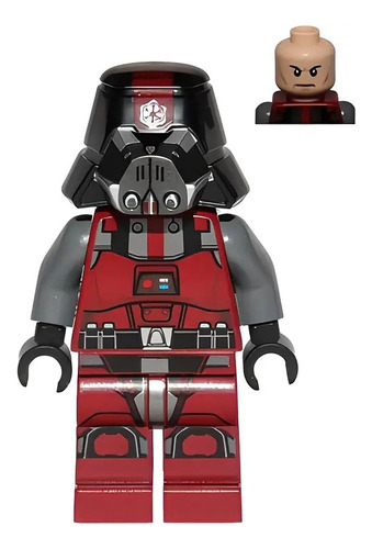 Lego Minifigura Marvel Gamora, Traje Rojo Oscuro