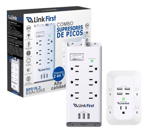 Combo De Supresor De Picos Link First Sp01 2 Pzas