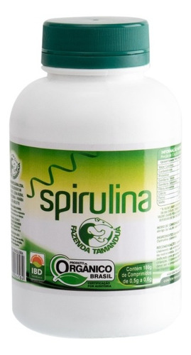 Imagem 1 de 2 de Spirulina Comprimido Orgânico 180g