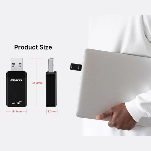 Fenvi Wifi 6 + Bluetooth 5.4 Dual Band 900mbps - Ax900m 5.4