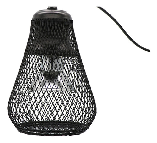 Lâmpada De Calor Preta Para Répteis Uvb Uva Cage Protector