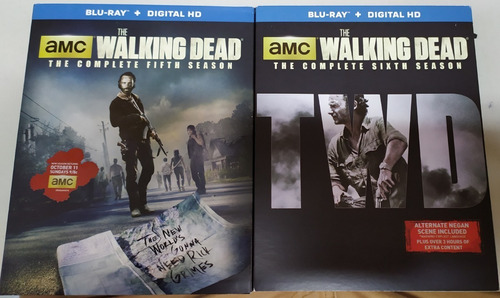 Blu Ray Walking Dead Season 5 Y 6 Original P Unitario 