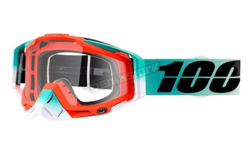 Antiparras 100% Racecraft Cubica Clear Lens Motocross Atv