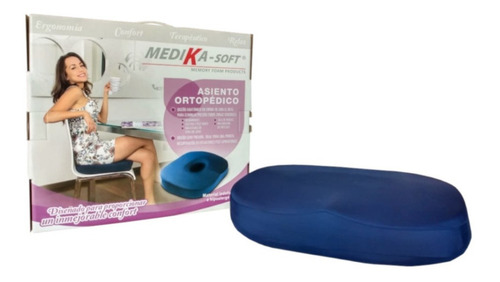 Imagen 2 de 6 de Asiento Ortopedico Memory Foam - Cojín