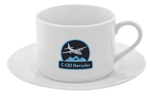 Taza Y Plato Desayuno Te Café Fuerza Aerea Cod A10