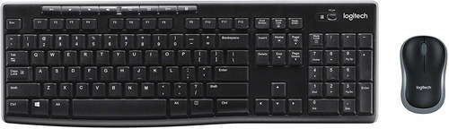 Combo Teclado Mouse Inalambrico Logitech Wireless Mk270 Amv