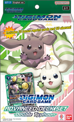 Juego De Cartas Coleccionables Digimon Tcg St17 Double Typho