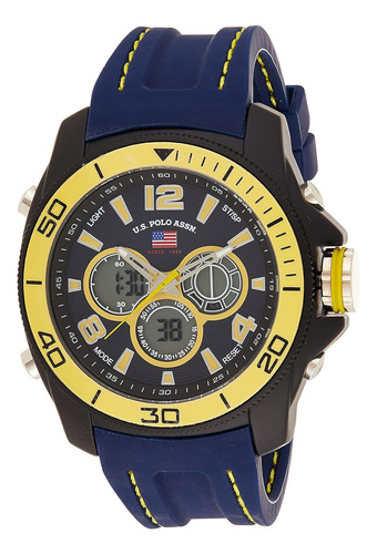 U.s. Polo Assn. Sport Men's Us9322 Sport Watch With Navy ...