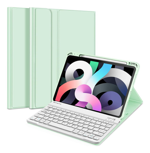 Funda C/teclado Fintie Para iPad Air 2022 5g 2020 4g Green