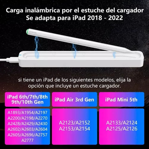 Lapiz Pencil Inalambrico Para iPad Decima Generacion M1 M2