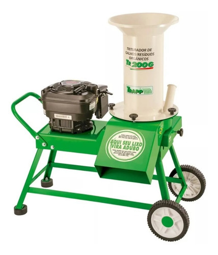 Triturador De Resíduos Orgânico Gasolina 6,5hp Trapp Tr 200g