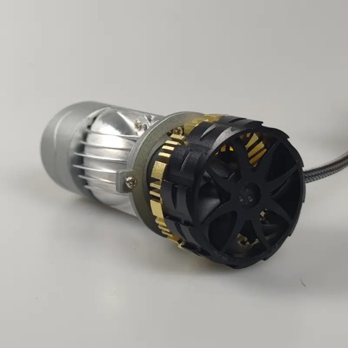 Lupa Led H4 Motos Baja Y Alta + Laser 15000 Lm 65w P8 Plus H4 Blanco Neutro