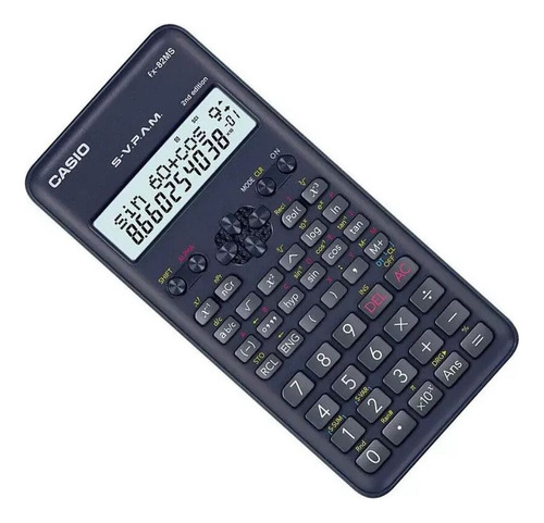 Calculadora Científica Casio Fx-82ms 2nd S-vpam 240 Funções Preto