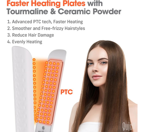 Plancha De Pelo Quico, Plancha De Pelo Profesional De Iones