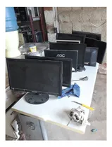 Comprar Lote 8 Monitores Lcd Led Para Reparar Negro