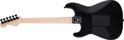Guitarra Electrica Charvel Promod Style 1 Hss Fr E Sassafras Color Negro Material Del Diapasón Ébano Orientación De La Mano Diestro