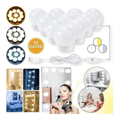 Kit Luces Led Para Maquillaje