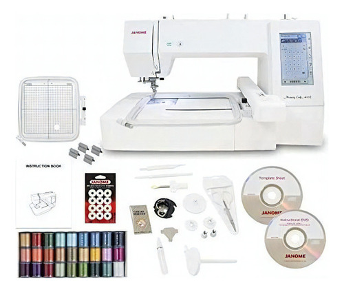 Janome Memory Craft 400e Bordado Maquina Con La Exclusiva 