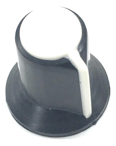 Knob  Potenciometro Estriado Ad-111 Branco Botão Giratorio