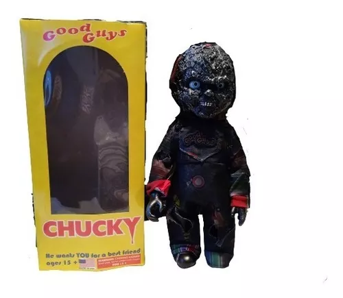 Muñeco Diabolico Chucky Cuerpo Quemado Articulado 40 Cm