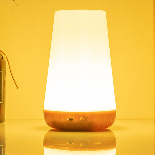Lámpara De Mesa Remota Creativa Usb Recargable Regulable
