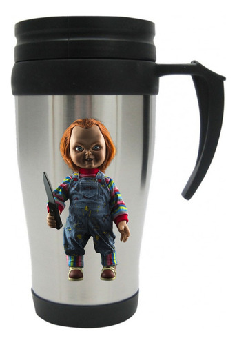 Vaso Viajero Metalico Chucky Mugs 