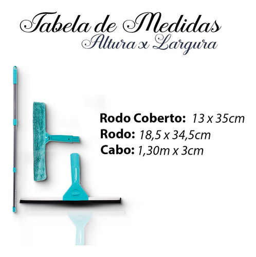 Imagem 6 de 6 de Mop Multiuso - Limpa Vidros - Extensivel 1.4m 123 Útil