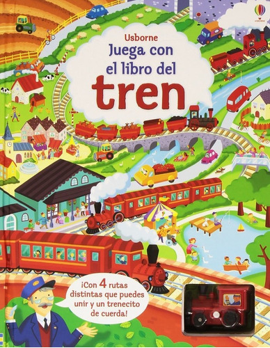 Juega Con El Libro Del Tren, De Watt, Fiona. Editorial Usborne En Español