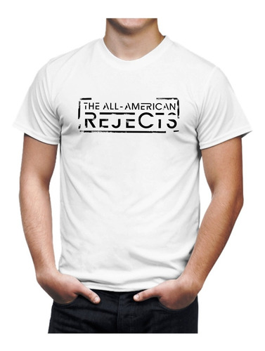 Playera Blanca The All American Rejects Punk Rock Pop Indie