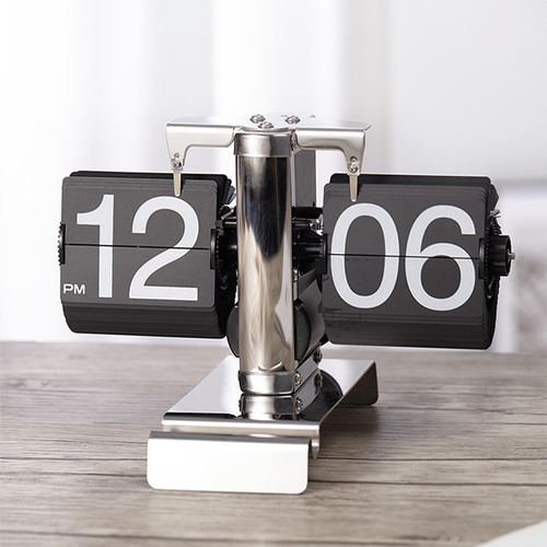 Compatível Reloj Abatible Automático De Tipo Retro, Reloj