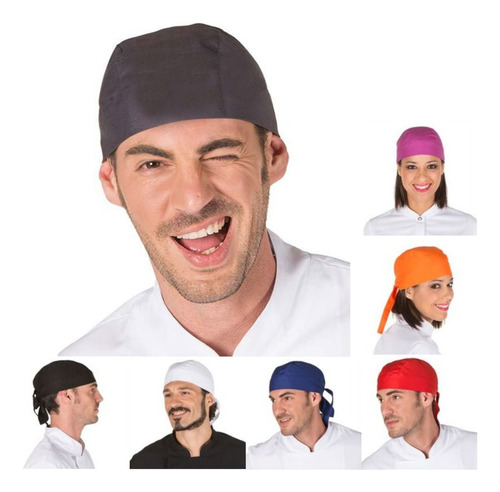 Cofias Gorros Tipo Pirata Para Atar