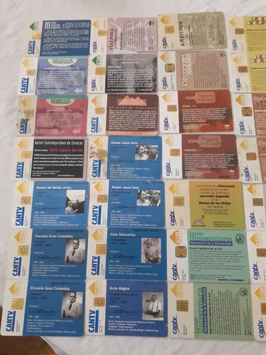 Tarjetas Cantv De Coleccion (Usado)