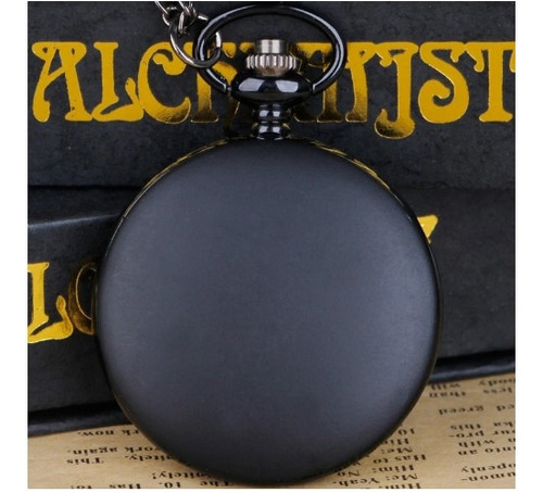 Reloj De Bolsillo Diseño Harry Potter Negro + Bolsa Organza Negro