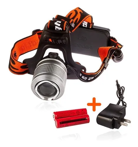 Linterna Minera Recargable 4 Modos Luz Manos Libres Zoom 298