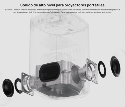 Proyector Portable Xgimi Mogo 2 - 400 Lúmenes - Android Tv (Reacondicionado)