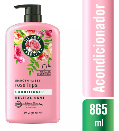 Herbal Essences Acondicionador Smooth Rose Hips 865ml