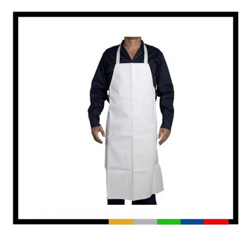 Delantal De Pvc Blanco 150 Micras