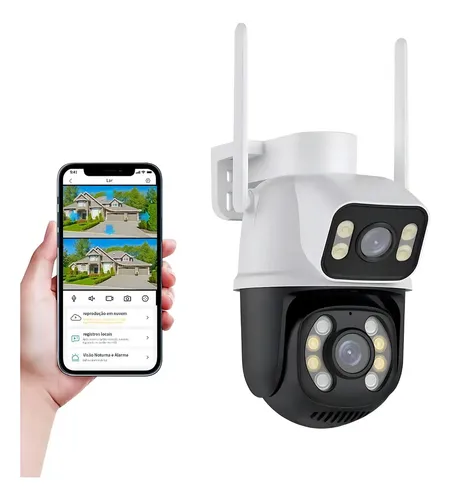 Câmera de Segurança IP Wi-FI Jortan JT-8695QJB Yoosee 2MP