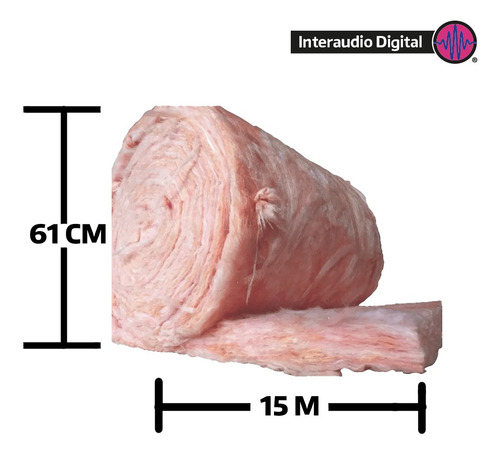 Aislhogar Rollo Aislante Térmico 2 1/2 X 61 Cm X 15m 1 Pza