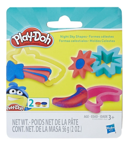 Massinha Play Doh Formas Divertidas Moldes Celestes E0801