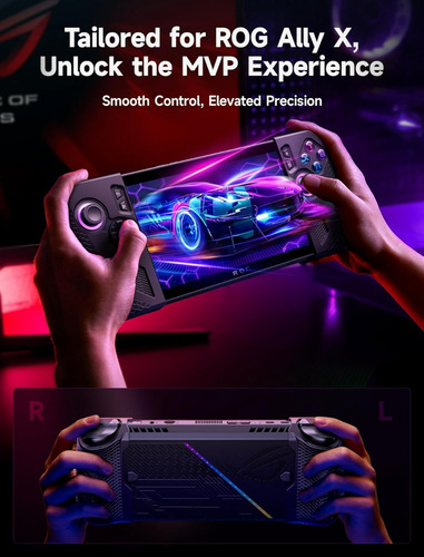 Capa De Proteção Jsaux Silicone Grip Compatível Com Rog Ally X, Rog Ally X Grip, Acessórios Asus Rog Ally X, Conjunto De Capa De Silicone