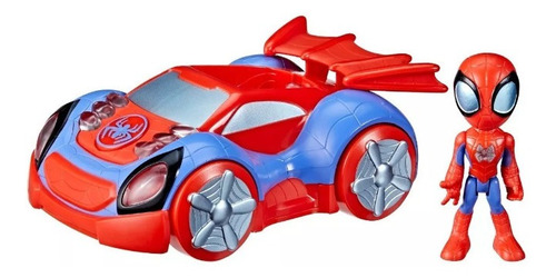 Spidey Amazing Friends Con Carro Araña Con Luces Y Sonidos