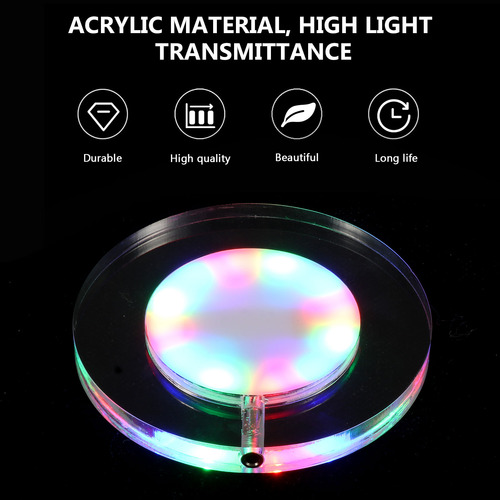 Posavasos De Escritorio Recargable, Brillante, Creative Led