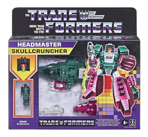 Figura Transformers Headmasters Retro Skullcruncher F0930