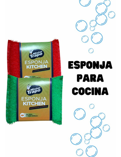 Esponja Para Superficies Antiadherentes Colores No Raya