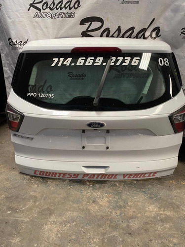 Tapa Quinta Puerta Ford Escape 2017 2018 2019